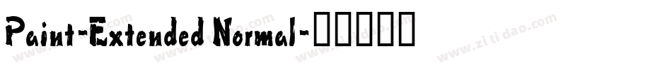 Paint-Extended Normal字体转换